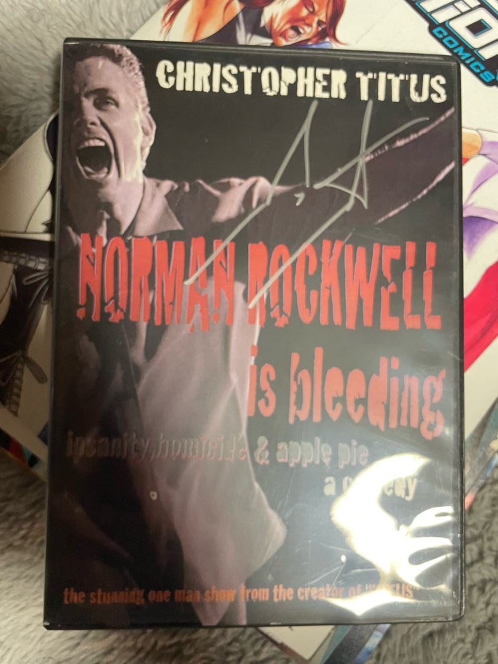Norman Rockwell is Bleeding VHS — Christopher Titus (Signed)